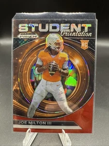 Joe Milton III 2024 Prizm Draft Picks - RC - Studentenorientierung - Red Cracked Ice - Bild 1 von 2