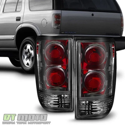 Smoke Replacement 1995-2005 Chevy Blazer GMC Jimmy S10 Tail Lights Brake Lamps - Image 1 of 4