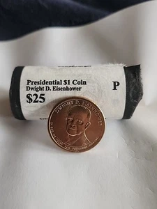 2015 P - Dwight D. Eisenhower Presidential Golden Dollar Coin - Bild 1 von 1