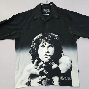 Dragonfly Mens 2002 Jim Morrison The Doors Shirt Size XXL Button Up Short Sleeve - Picture 1 of 9