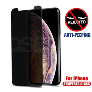 1/2 PCS Screen Protector For iPhone 15 14 13 12 11 Pro Max Full Cover Privacy - Picture 1 of 20