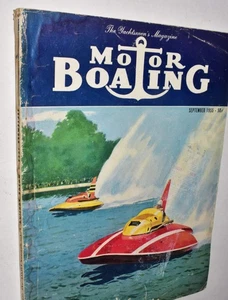 1955 December MOTOR BOATING MAGAZINE - Hydroplane Racing - Sailing & Cruising - Foto 1 di 8