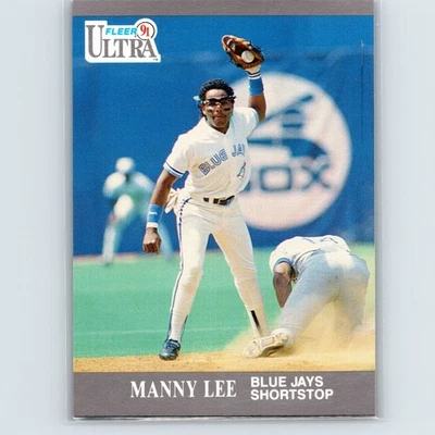 1991 Fleer - Manuel Lee #179 - Toronto Blue Jays - Image 1 of 2