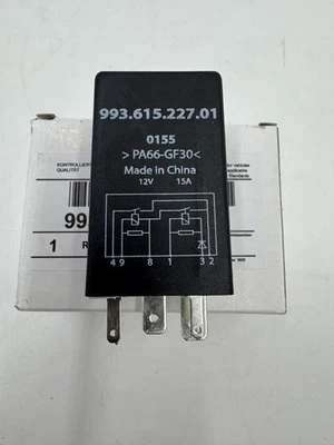 PORSCHE 924S 944 968 DME FUEL PUMP RELAY NEW 82 TO 95 OEM 993 615 227 00/02 - Image 1 of 3