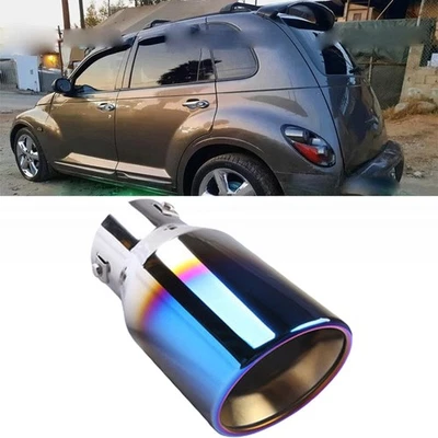 Car Exhaust Pipe Rear Tip Tail Throat Muffler Stainless For Chrysler PT Cruiser Foto 1 de 4