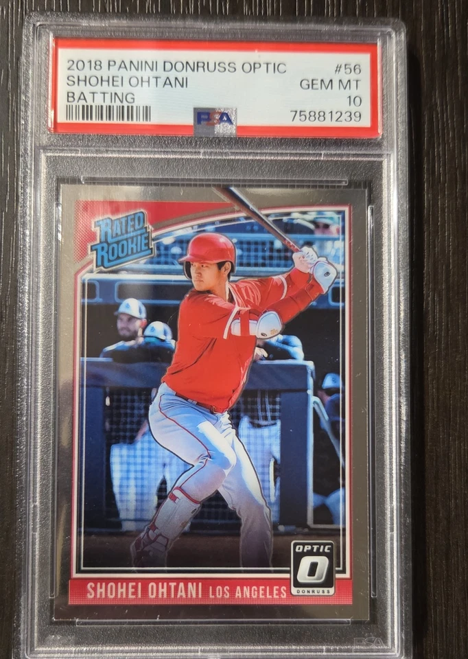 2018 Panini Donruss Optic - Rated Rookie Shohei Ohtani #56 Batting (RC) - Image 1 of 2