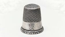 Nice Antique Ketcham & McDougall MKD Sterling Silver Thimble 