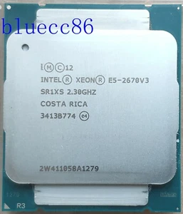 Intel Xeon E5-2670 V3 OEM SR1XS 2.30GHz 12 Core Socket 2011-3 CPU Processor - Picture 1 of 1