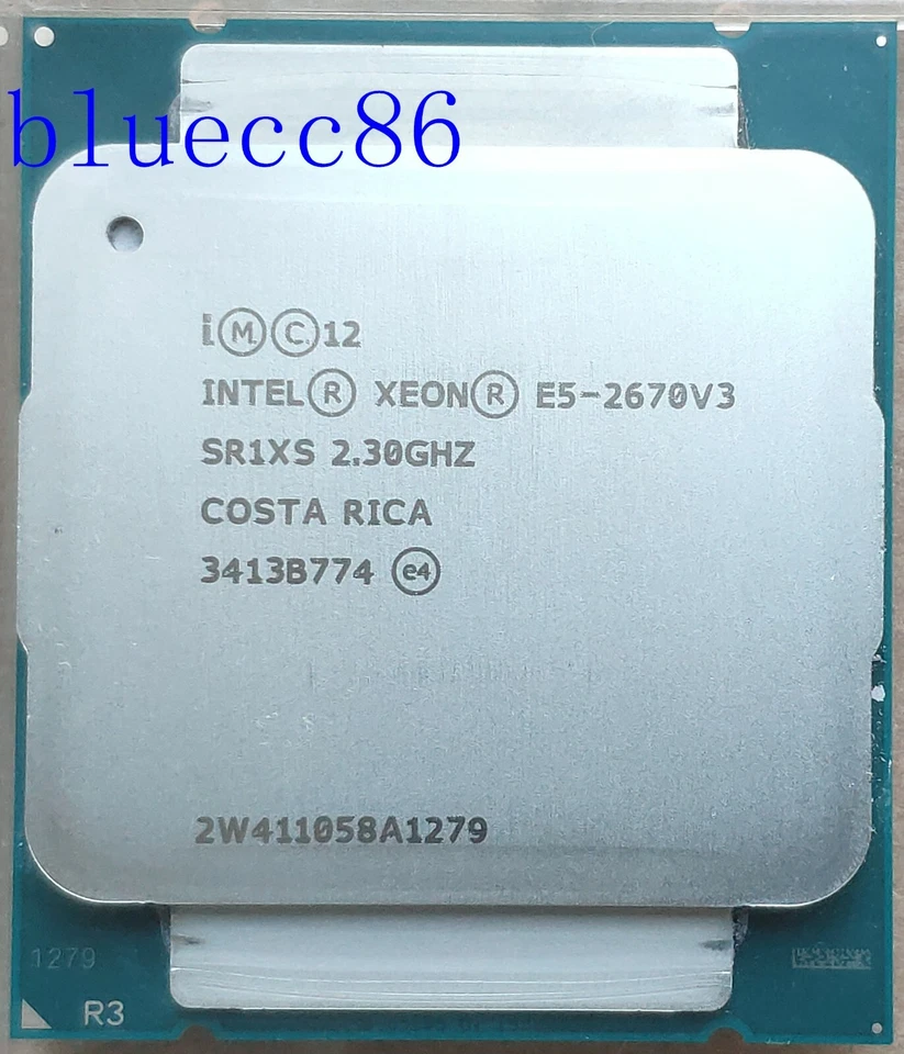 Intel Xeon E5-2670 V3 OEM SR1XS 2.30GHz 12 Core Socket 2011-3 CPU Processor - Image 1 of 1
