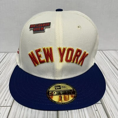 New York Yankees Hat Cap Fitted New Era 7 1/2 59Fifty Big League Chew Cream Pin - Image 1 of 4