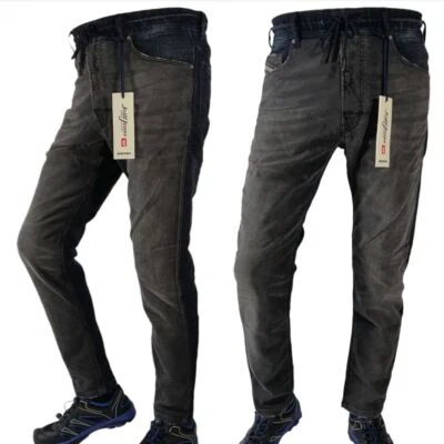 DIESEL Jeans NARROT-NE 0668Y W32 Herren Denim Sweat Pants JoggJeans Stretch - Bild 1 von 4