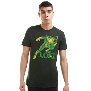 Marvel Mens T-Shirt Mischievous Loki Top Tee S-2XL Official - Picture 1 of 5