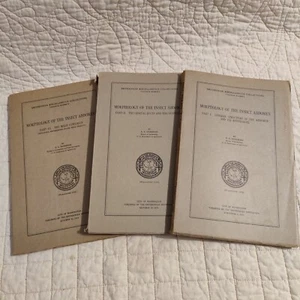 Rare 1931 Insect Abdomen Morphology Part 1-3 Smithsonian Publication Snodgrass - Bild 1 von 24