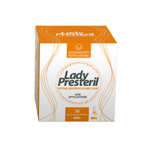 Lady Presteril assorbenti interni MINI in puro cotone 100% 16 pezzi