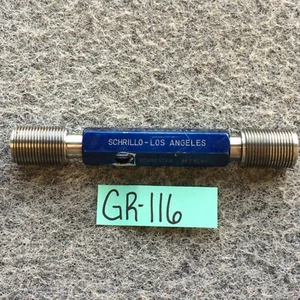 1" 14 NF 3A SET THREAD PLUG GAGE 1.0 GO NO GO P.D.'S = .9536 & .9494 - Picture 1 of 9
