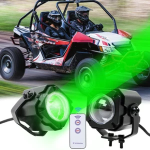 WHIPLESS LASER RGB LED Whip Lights Antenna +Remote For Arctic Cat Wildcat 4 1000 - Bild 1 von 15