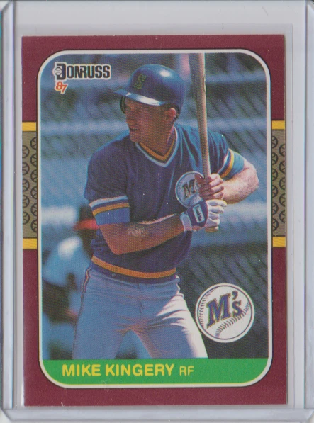 1987 Donruss Opening Day Card #119 Mike Kingery Seattle Mariners - Image 1 of 1