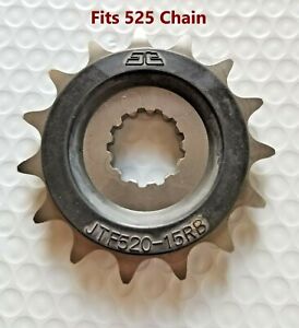 GSXR600 DL650 SV650 GT650 15t Front Sprocket NEW 525 chain QUICK ACCELRATION