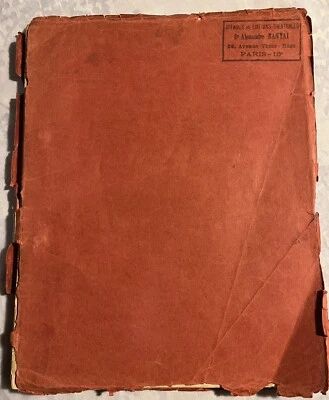 Original French Typescript Georges Berr  Un Homme A La Mer  Dr. Alexandre Banyai - Image 1 of 4