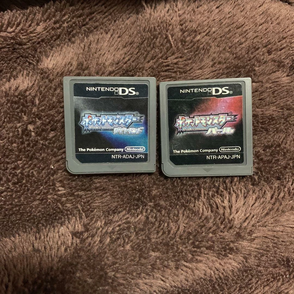 DS game Pokemon Diamond and Pearl set Nintendo Japan Japanese  - Image 1 of 1