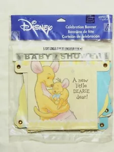 ~WINNIE THE POOH~ BABY ROO 1- PAPER BABY SHOWER BANNER 5.13 FT LONG PARTY - Picture 1 of 4