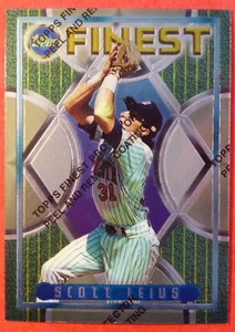 1995 Topps Finest Scott Leius #57 (Twins) NM+ - Picture 1 of 2