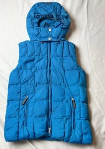 Bogner Fire Ice Full Zip Hooded Vest Jacket Down Insulation Blue Women's 4 (XS) - Picture 1 of 8
