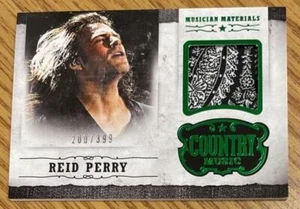 REID PERRY - 2015 Panini Country Music - Musician Materials Green - S/N 200/399 - Bild 1 von 1