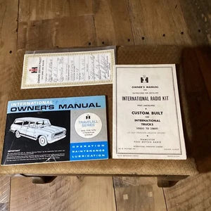 1971 INTERNATIONAL TRAVELALL OWNERS MANUAL ORIGINAL - Bild 1 von 10