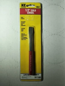 Cold Chisel 1/2" , Drop Forged, Cushion Vinyl Grip - Picture 1 of 4