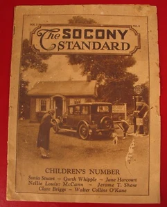 RARE ANTIQUE SOCONY STANDARD GASOLINE PUMP OIL GAS MAGAZINE PEDAL CARS RARE ! - Picture 1 of 6