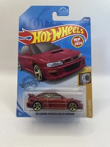 Scheda lunga Hot Wheels 2020 '98 Subaru Impreza 22B versione STi rossa HW Turbo 1/5 - Foto 1 di 2