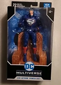 Figura de acción DC Multiverse Mcfarlane Toys Lex Luthor Power Suit Darkseid War 7" - Imagen 1 de 1