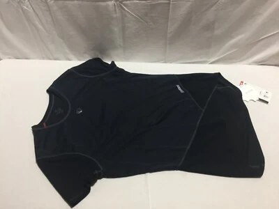 B1011 PEARL IZUMI Barrier Manga Curta Baselayer Preta Feminina Tamanho Grande - Imagem 1 de 4