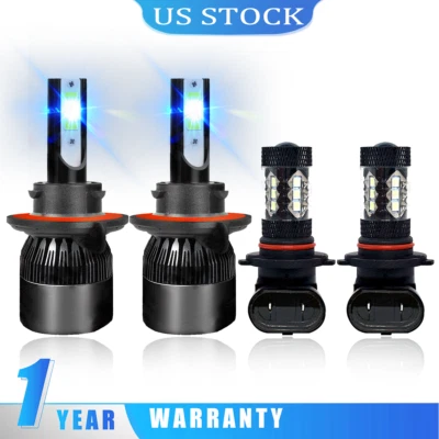 9006 HB4 Ice Blue 8000K Bombillas LED Kit de luces antiniebla para Dodge Durango 2007 2008 2009 Foto 1 de 4