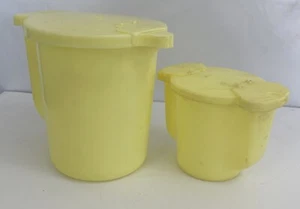 Vintage Tupperware 40 Oz Creamer Pitcher and sugar Container READ - Picture 1 of 3