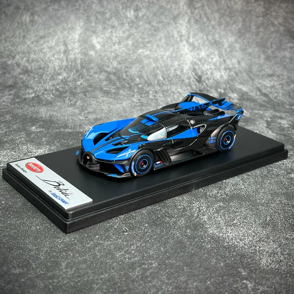 Looksmart 1/43 Bugatti BOLIDE launch Version Blue carbone black LS528 Free Ship - Image 1 of 4