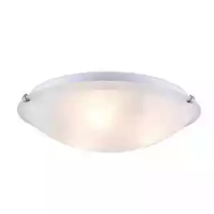 Bel Air Lighting 16 in. 3-Light Brushed Nickel Flush Mount Ceiling Light Fixture - Picture 1 of 10