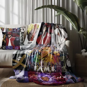 Chris Brown Throw Coperta e Federa Set di 2,Regali per Ventilatori Flanella Morbida - Foto 1 di 6