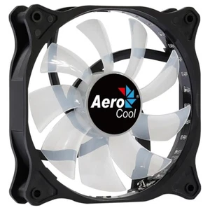 4718009158597 Aerocool COSMO12FRGB PC Fan 12cm LED RGB Molex Connector Silent Bl - Picture 1 of 6
