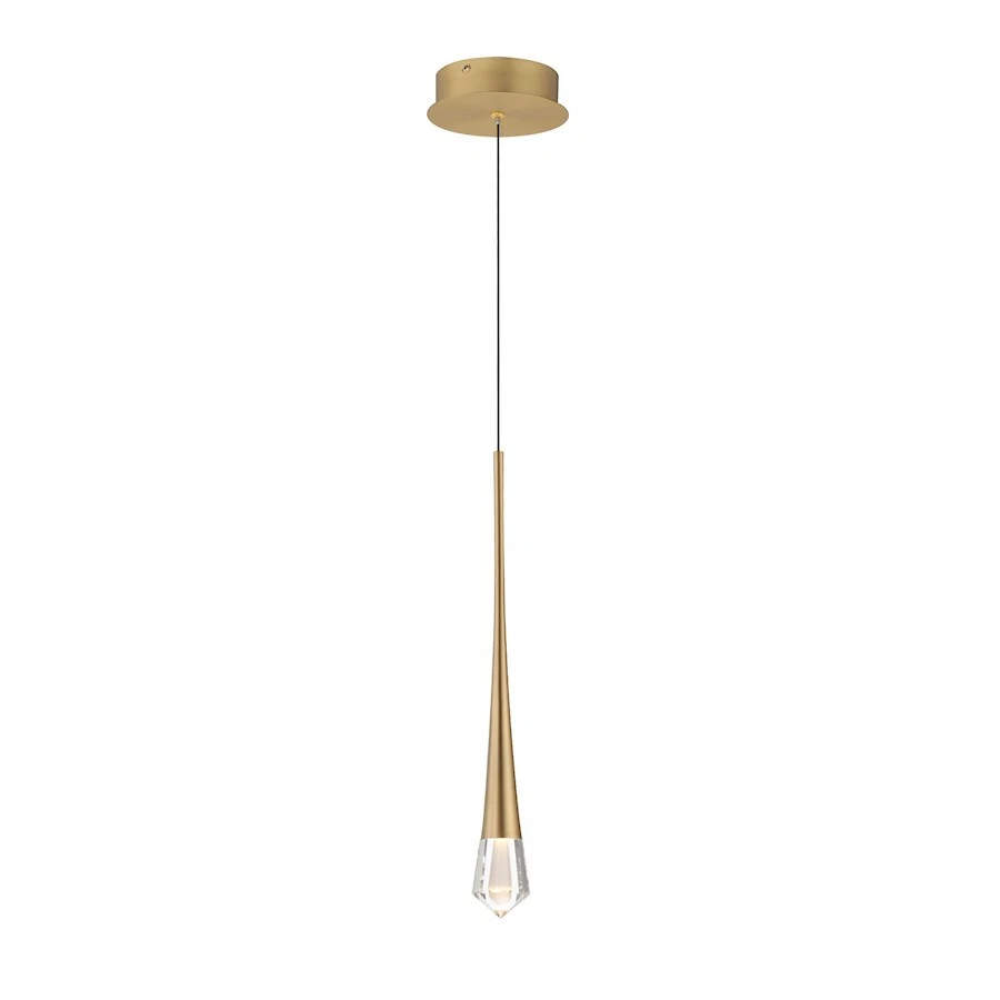 Colgante ET2 Lighting Pierce 1 Luz, Dorado/Cristal Transparente - E24221-122GLD Foto 1 de 1