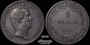 FRANKREICH, Louis Philippe, 5 Francs 1830 A, Paris, Rand incused, vz-unc - Bild 1 von 7