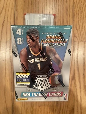 Caja blaster mosaico de baloncesto NBA 2019 (precio más bajo y envío gratuito) JA ZION Foto 1 de 4