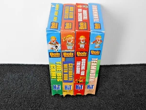 Lot of 4 Bob The Builder VHS Tapes Teamwork, Digging for Treasure, The Big Game - Picture 1 of 9