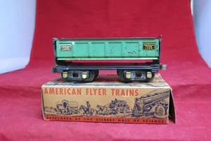 American Flyer Prewar O Gauge 3019 Dump Car w/OB. Nice! CT - Picture 1 of 6
