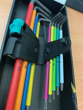 Wera Tools Colour Torx Star Set Extra Long T8 - T40 Boxed + Storage Clip