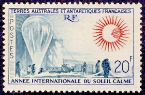 FRANCIA T.A.A.F 1963 AÑO DEL SOL TRANQUILO MNH CV100€ - Imagen 1 de 2