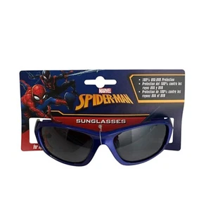 Marvel Spider-Man Sunglasses Blue Kid's Ages 3+ NIB UVA Protection - Picture 1 of 6