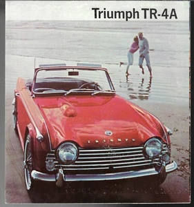 Triumph TR4A 1965-1967 USA Market Foldout Sales Brochure - Picture 1 of 1