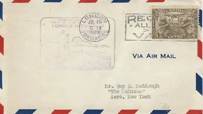 Canada Scott #C1 Cover First Flight London to Toronto 7/15/1929 - Image 1 of 2